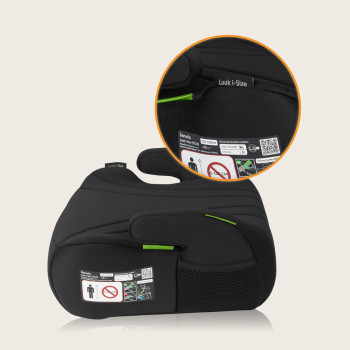 LIONELO Podsedák Luuk i-Size (125-150 cm) Black