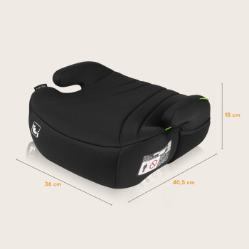 LIONELO Podsedák Luuk i-Size (125-150 cm) Black