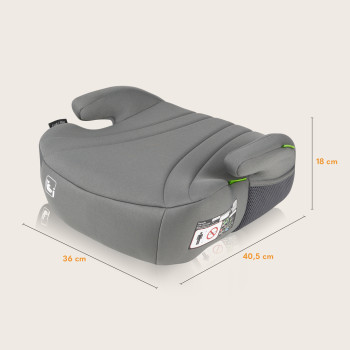 LIONELO Podsedák Luuk i-Size (125-150 cm) Grey