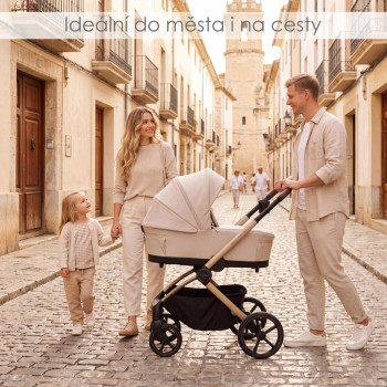 ADAMEX Kočík kombinovaný Como Natura Beige