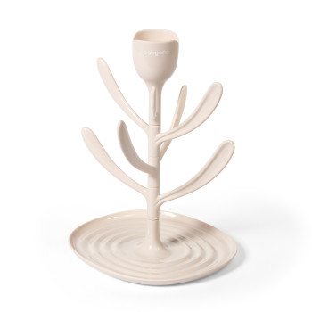 BABYONO Odkvapkávač univerzálny na fľaše a príslušenstvo Tulip Beige