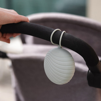 BABYONO Puzdro na cumlík silikónové mintové 0m+