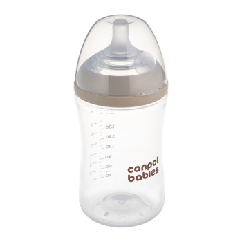 CANPOL BABIES Fľaša antikoliková Natural shape 260ml