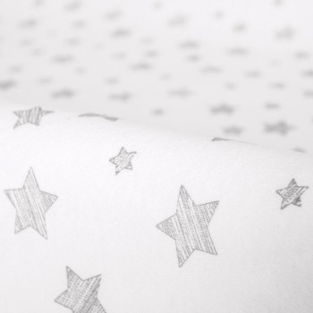 CEBA Poťah na prebaľovaciu podložku 50x70-80 cm 2 ks Light Grey+Grey Stars
