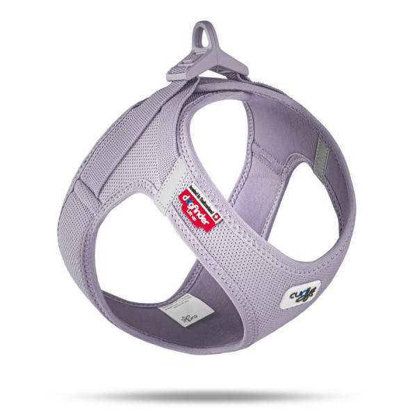 CURLI Postroj pre psov so sponou Air-Mesh Lilac M, 6-9 kg