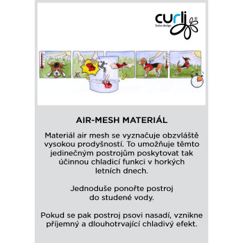 CURLI Postroj pre psov so sponou Air-Mesh Mango S, 4-7 kg