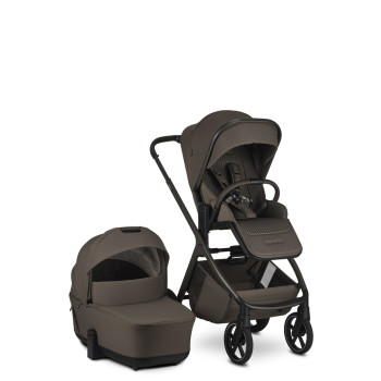 EASYWALKER Kočík kombinovaný Zoey Chestnut Brown + CBX By CYBEX Aton B2 i-Size + základňa