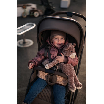 EASYWALKER Kočík kombinovaný Zoey Chestnut Brown + CBX By CYBEX Aton B2 i-Size + základňa