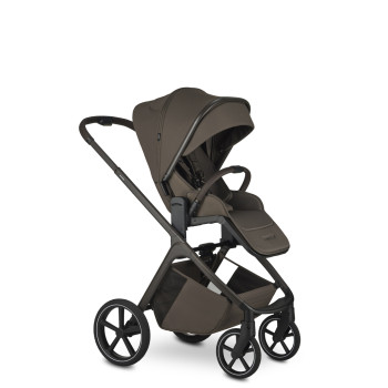 EASYWALKER Kočík kombinovaný Zoey Chestnut Brown + CBX By CYBEX Aton B2 i-Size + základňa