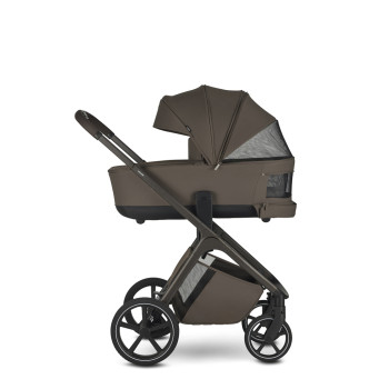 EASYWALKER Kočík kombinovaný Zoey Chestnut Brown + CBX By CYBEX Aton B2 i-Size + základňa