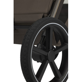 EASYWALKER Kočík kombinovaný Zoey Chestnut Brown + CBX By CYBEX Aton B2 i-Size + základňa