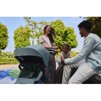 EASYWALKER SET Kočík 4v1 Harvey⁵ 2v1 Agave Green LITE RWS + CYBEX Aton B2 i-Size + základňa
