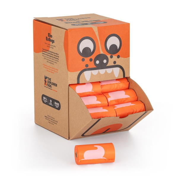 EXPLORER DOG Sáčky recyklované na psie exkrementy 48x15 ks (720 ks)