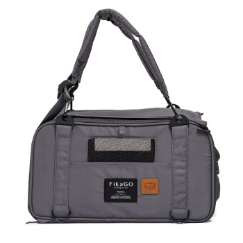 FIKAGO Nosič cestovný pre psov a mačky Truffle Grey