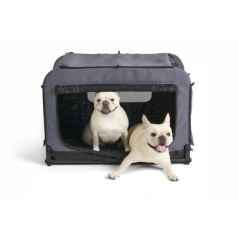 FIKAGO Skladacia kennel prepravka Queen M Green