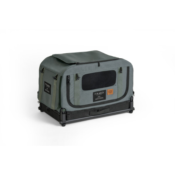 FIKAGO Skladacia kennel prepravka Queen XS Green