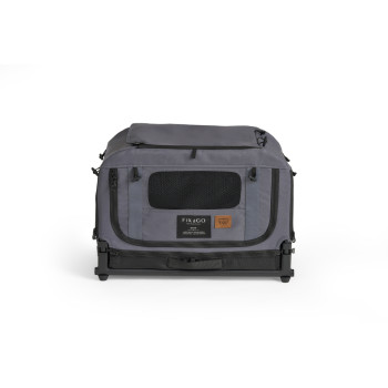 FIKAGO Skladacia kennel prepravka Queen XS Grey