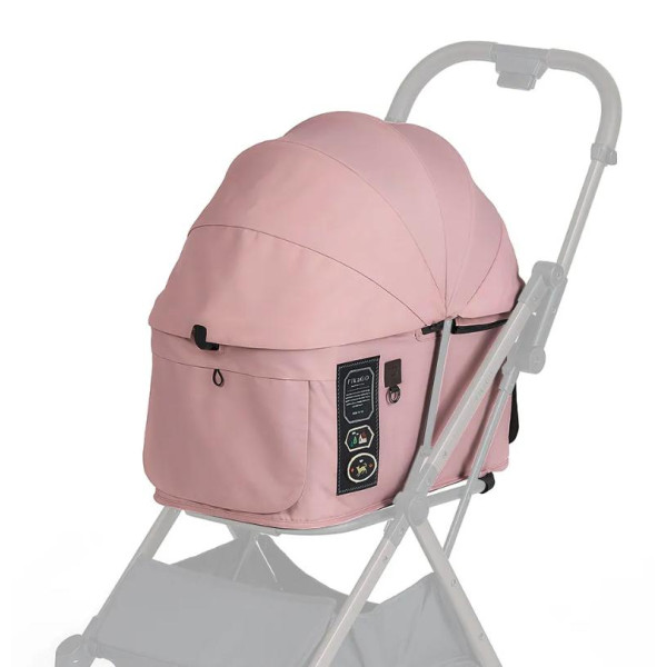 FIKAGO Strieška + poťah na kočík FTG2 Mist Pink