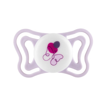CHICCO Cumlíky Physioforma Light silikónové ortodontické ružové 2-6m, 2 ks