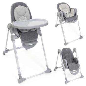CHICCO Stolička jedálenská Polly Armonia - Carrara