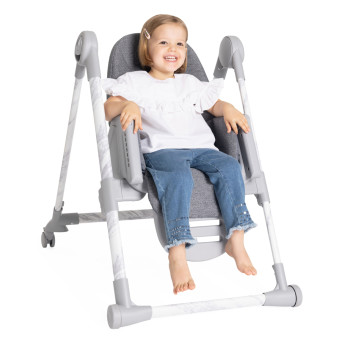 CHICCO Stolička jedálenská Polly Armonia - Carrara