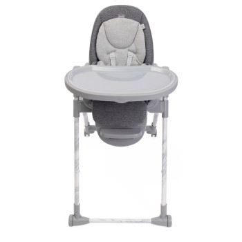 CHICCO Stolička jedálenská Polly Armonia - Carrara + Hrazdička Rainbow