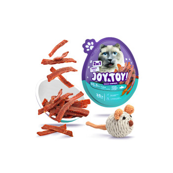 JOY&TOY! Vajíčko pre mačky s prekvapením Tuna Chips - tuniakové mäsko
