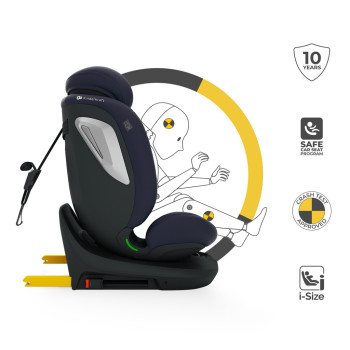 KINDERKRAFT Autosedačka i-Grow 2 Plus (40-150 cm) Navy