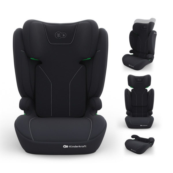KINDERKRAFT Autosedačka i-Spark 2 Plus i-Size (100-150 cm) Black