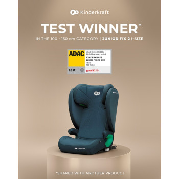 KINDERKRAFT Autosedačka Junior Fix 2 Plus (100-150 cm) Grey