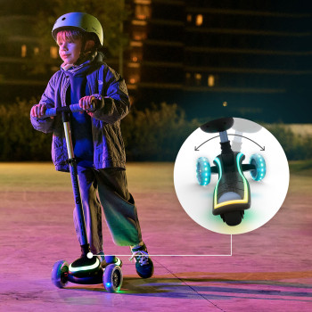 KINDERKRAFT Kolobežka a odrážadlo 2v1 Raket Up Blue