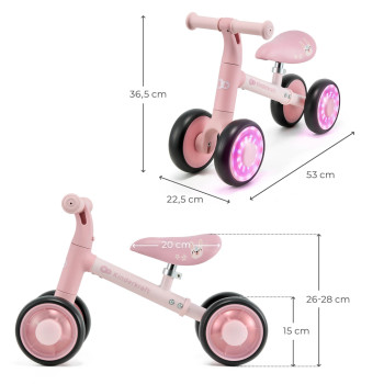 KINDERKRAFT Odrážadlo Cutie Flash Pink