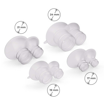 KINDERKRAFT Odsávačka materského mlieka Double Hands-free Gentle Flow Pink