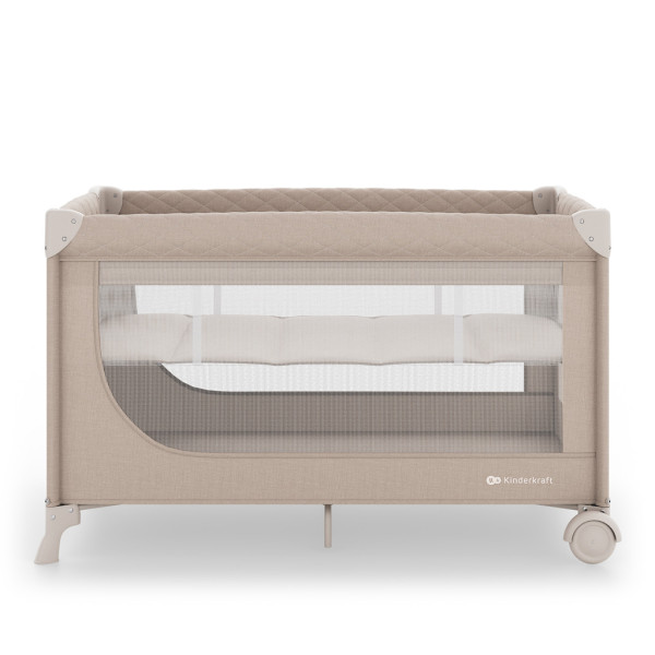 KINDERKRAFT Postieľka cestovná Leody Up Beige