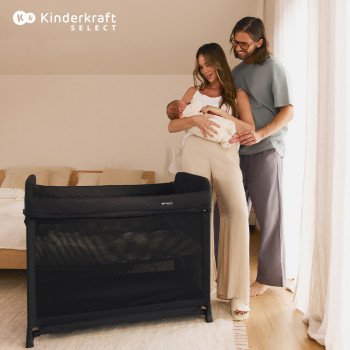 KINDERKRAFT SELECT Postieľka cestovná Moon Dream Black