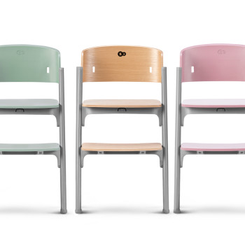 KINDERKRAFT SELECT Set jedálenská stolička Livy Oak + lehátko Calmee, Premium