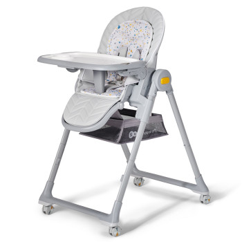 KINDERKRAFT SELECT Stolička jedálenská Lastree Grey, Premium