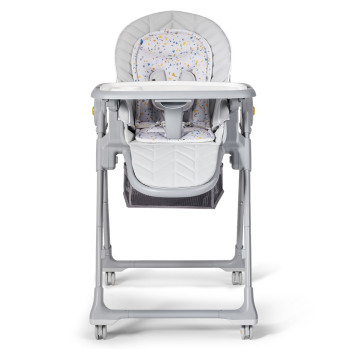 KINDERKRAFT SELECT Stolička jedálenská Lastree Grey, Premium