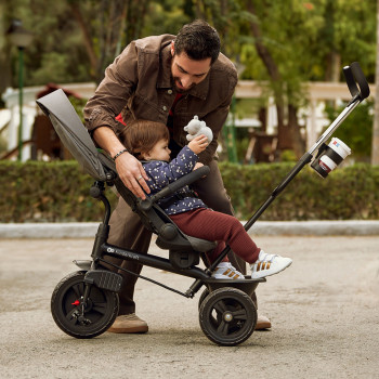 KINDERKRAFT Trojkolka Aston 2 Plus Grey, 9m+