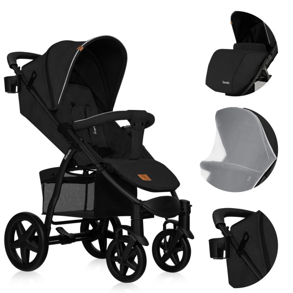 LIONELO Kočík športový Annet Plus Black Carbon