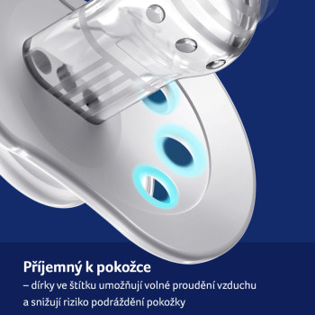 LOVI Cumlík svietiaci silikónový dynamický Teddy love 6-18m 2ks