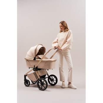 MUUVO SET Kočík 4v1 Quick Boho Beige set + CBX By CYBEX Aton B2 i-Size + základňa