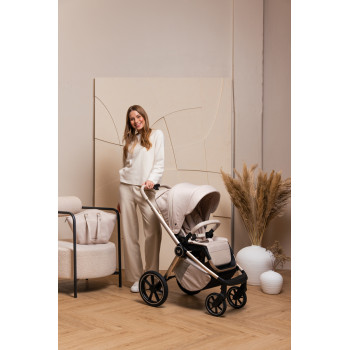 MUUVO SET Kočík 4v1 Quick Boho Beige set + CBX By CYBEX Aton B2 i-Size + základňa