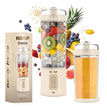 NENO Mixér Fresco prenosný bezdrôtový Power Blend na smoothie, 700 ml, 360 W, USB-C