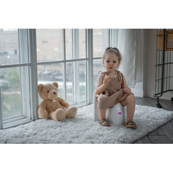 OK BABY Nočník ergonomický Pasha s vyberateľnou nádobou Pink