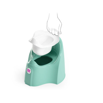 OK BABY Nočník ergonomický Pasha s vyberateľnou nádobou Sky blue