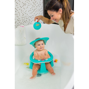 OK BABY Sedadlo do vane protišmykové Flipper Evolution s prísavkami 6–15m Grey