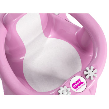 OK BABY Sedadlo do vane protišmykové Flipper Evolution s prísavkami 6–15m Pink