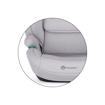 PETITE&MARS Autosedačka Astor Pro i-Size Gentle Grey 100-150 cm (15-36 kg)