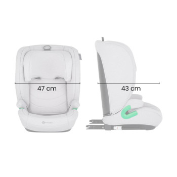 PETITE&MARS Autosedačka Astor Pro i-Size Gentle Grey 100-150 cm (15-36 kg)